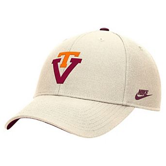 Men's Nike Natural Virginia Tech Hokies Vintage Rise Adjustable Hat