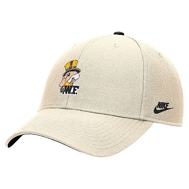Men's Nike Natural Wake Forest Demon Deacons Vintage Rise Dri-FIT Adjustable Hat