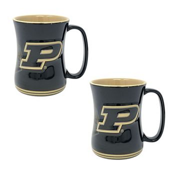 Purdue Boilermakers 16oz. Sculpted Barista Mug Two-Pack