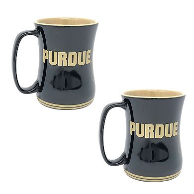 Purdue Boilermakers 16oz. Sculpted Barista Mug Two-Pack