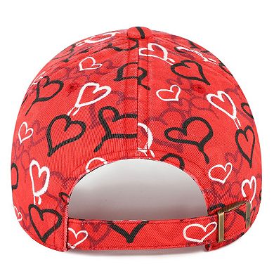 Girls Youth '47 Red Tampa Bay Buccaneers Mural Clean Up Adjustable Hat
