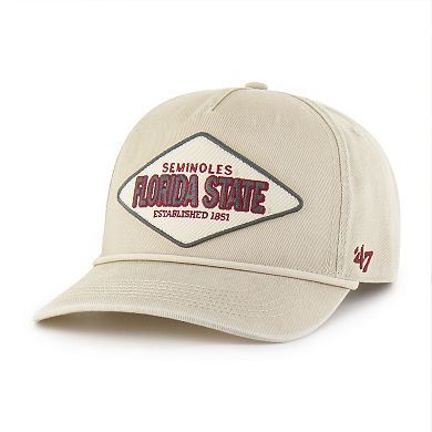 Unisex '47 Cream Florida State Seminoles Outdoorsmen Cairn Hitch Adjustable Hat