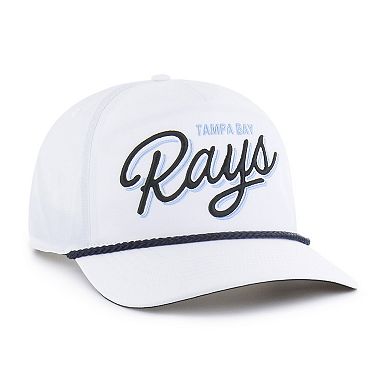 Men's '47 White Tampa Bay Rays Brrr Fairway Hitch Adjustable Hat