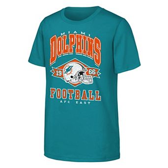 Youth Outerstuff Aqua Miami Dolphins Kick Off T-Shirt