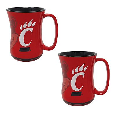 Cincinnati Bearcats 16oz. Sculpted Barista Mug Two-Pack