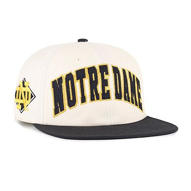 Unisex '47 Natural Notre Dame Fighting Irish Crossover Off Hand Captain Adjustable Hat