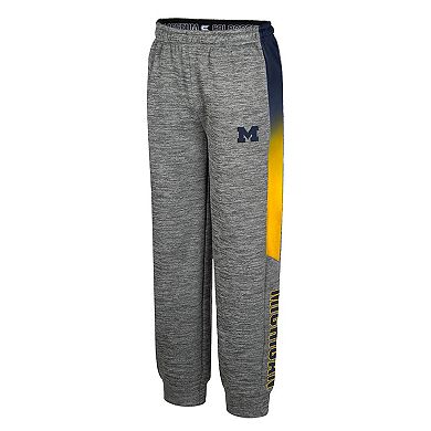 Youth Colosseum Gray Michigan Wolverines The Gang Pants