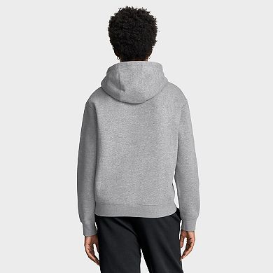 Women's Nike Heather Gray New York Giants Club Fleece Pullover Hoodie