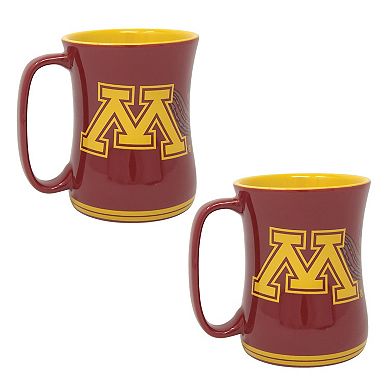 Minnesota Golden Gophers 16oz. Sculpted Barista Mug Two-Pack