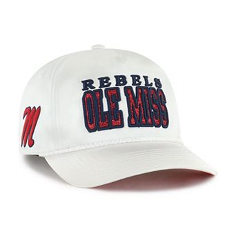 Women's '47 White Ole Miss Rebels Outspoken Hitch Adjustable Hat