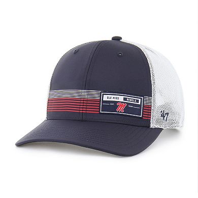 Men's '47 Navy Ole Miss Rebels Rangefinder brrr Trucker Adjustable Hat