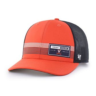 Men's '47 Orange Virginia Cavaliers Rangefinder brrr Trucker Adjustable Hat