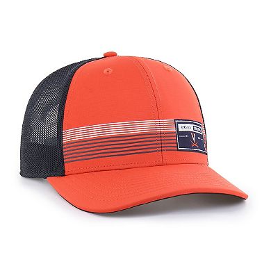 Men's '47 Orange Virginia Cavaliers Rangefinder brrr Trucker Adjustable Hat