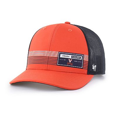 Men's '47 Orange Virginia Cavaliers Rangefinder brrr Trucker Adjustable Hat