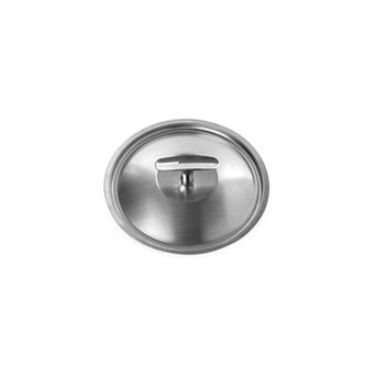 Nordic Ware Basalt Brushed Stainless Steel Lid with Knob