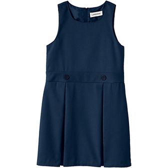 Girls 2-14 Lands' End Plaid Jumper Dress in Regular & Plus Size