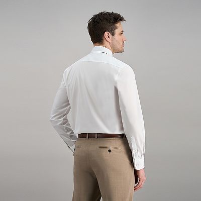 haggar white dress shirt Haggar Performance Stretch Dress Shirt in White