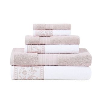Modern Threads Allie Jacquard 6 pc Cotton Towel Set