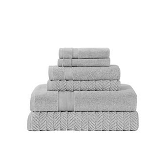 Modern Threads Otis Jacquard 6 pc Cotton Towel Set