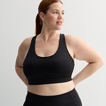 Plus Size Tek Gear® Ultrastretch Medium Support Scoopneck Sports Bra