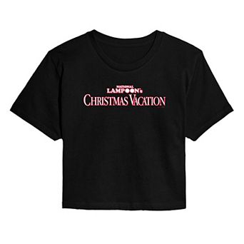 Juniors' National Lampoon's Christmas Vacation Cropped Graphic Tee