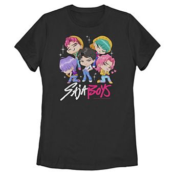 Juniors' K Pop Saja Boys Graphic Tee