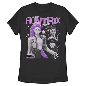 Juniors' K Pop Rumi Collage Graphic Tee