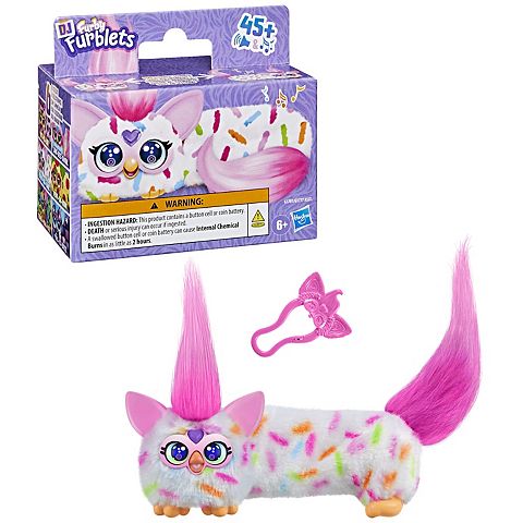 Детские мягкие игрушки Furby DJ Furblets Berry-Cup-Cake Interactive Toy by Hasbro