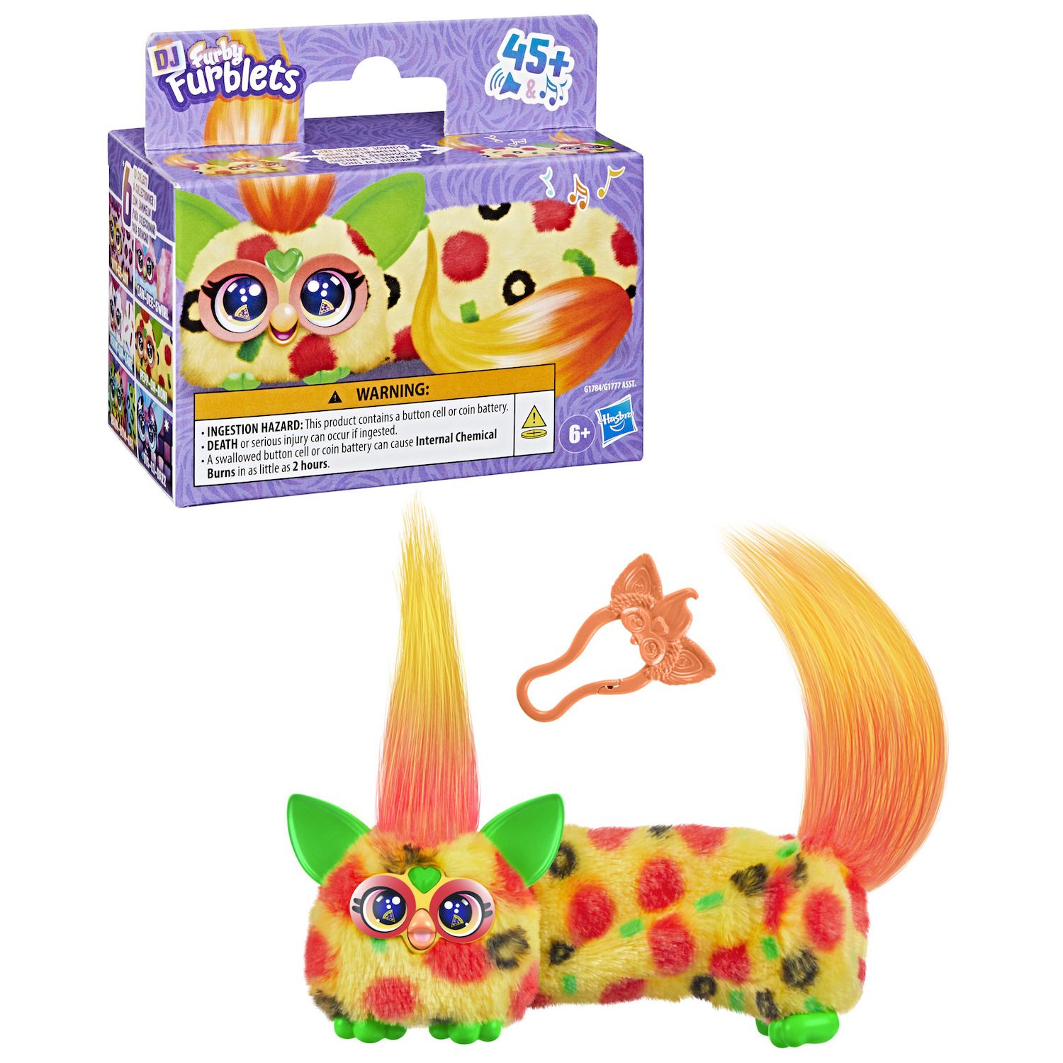 Детские мягкие игрушки Furby DJ Furblets Pepp-Oh-Roni Interactive Toy by Hasbro — фото 1
