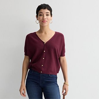 Women's Nine West Lightweight Dolman Cardigan