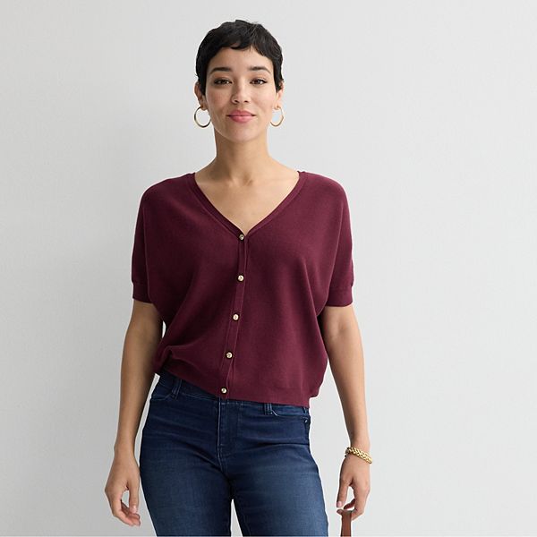 Women's Nine West Lightweight Dolman Cardigan