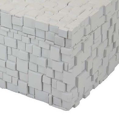Lissa Decorative Storage Box, Textured Resin