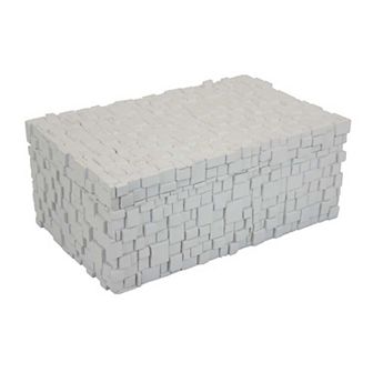 Lissa Decorative Storage Box, Textured Resin
