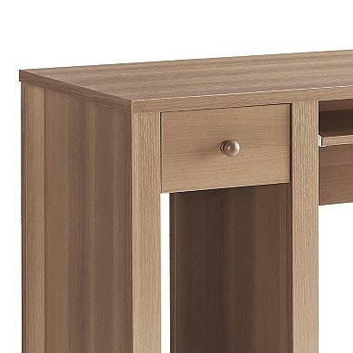 Akol Computer Desk, Keyboard Drawer and Storage