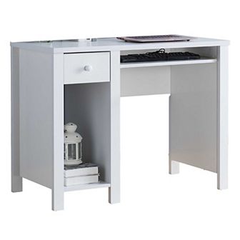 Akol Computer Desk, Keyboard Drawer and Storage