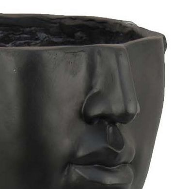 Kylz Decor Head Garden Planter, Wide Open Top, Resin