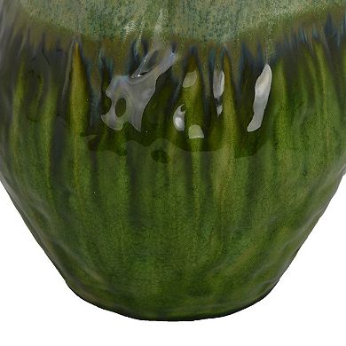 Balie Accent Vase, Ceramic Irregular Top Edge, Modern