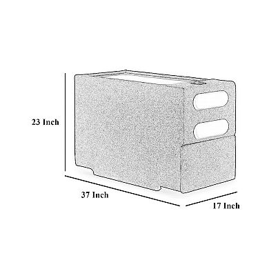 Meso Modular Console Side Table, Audio System
