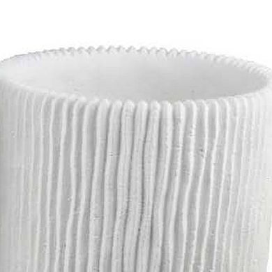 Zeri 3pc Planter Set, Ribbed Grooved Terracotta