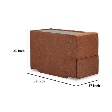Meso Modular Console Side Table, Storage