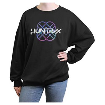 Juniors' Huntrix K Pop Demon Hunters Graphic Long Sleeve Fleece