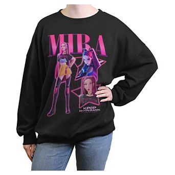 Juniors' K Pop Demon Hunters Mira Graphic Long Sleeve Fleece