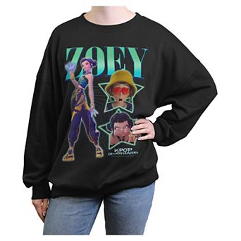 Juniors' Demon Hunters Zoey Graphic Pullover Long Sleeve Fleece