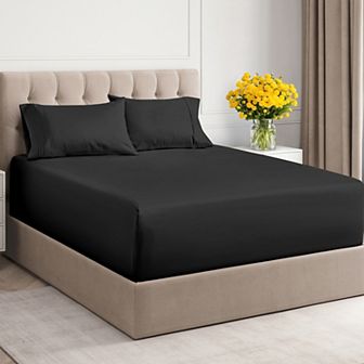 4 pc Extra Deep Pocket Microfiber Sheet Set