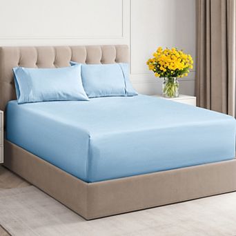 4 pc Extra Deep Pocket Microfiber Sheet Set