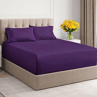 4 pc Extra Deep Pocket Microfiber Sheet Set