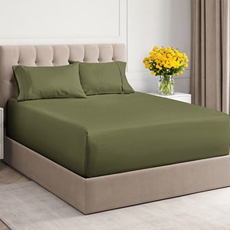 4 pc Extra Deep Pocket Microfiber Sheet Set