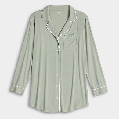 Women's Sonoma Goods For Life® Notch Sleep Shirt