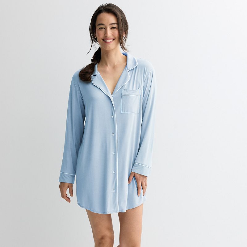Women's Sonoma Goods For Life® Notch Sleep Shirt,