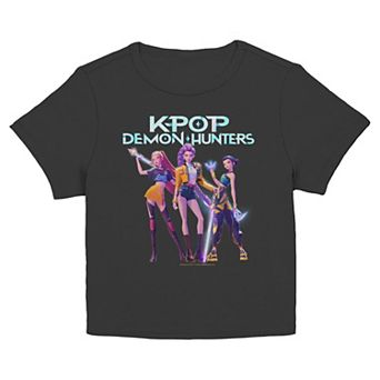Juniors' K Pop Demon Hunters Graphic Baby Tee